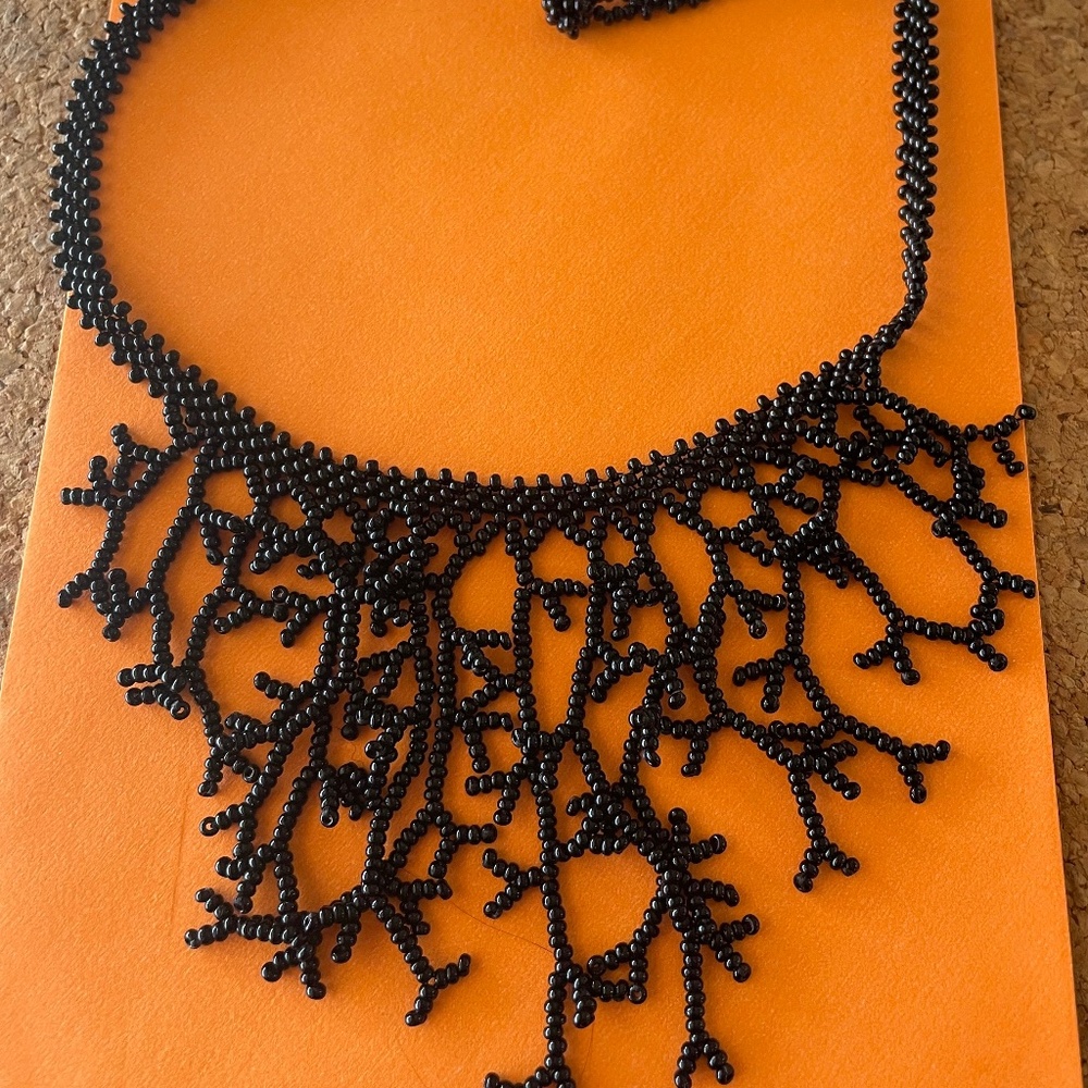 Seed bead choker/ necklace.